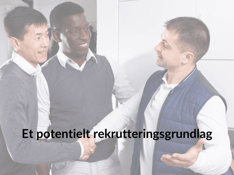 Et potentielt rekrutteringsgrundlag