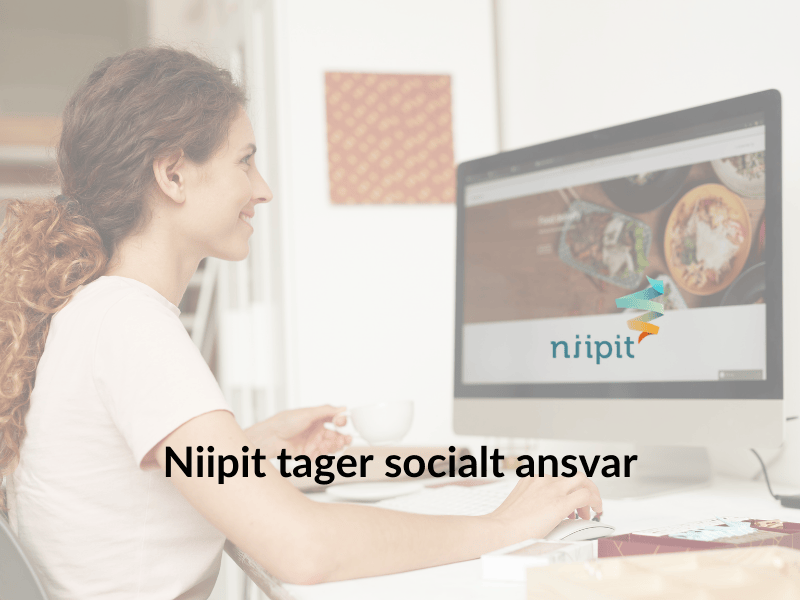 Niipit tager socialt ansvar